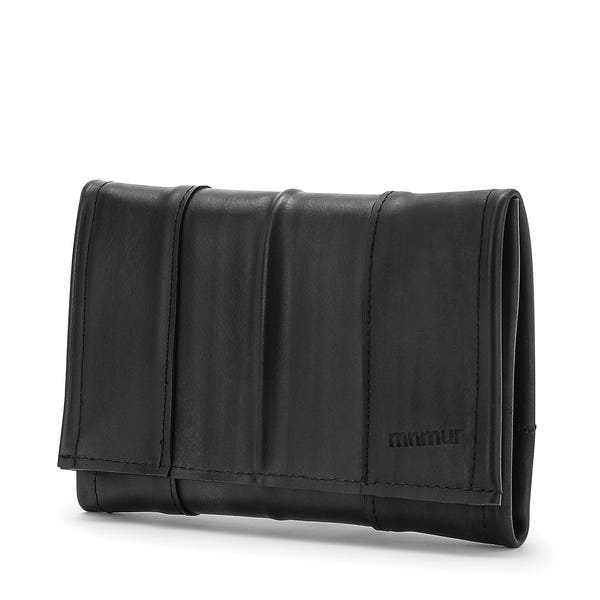 Women's small inner tube wallet. Vegan and recycled women's purse.