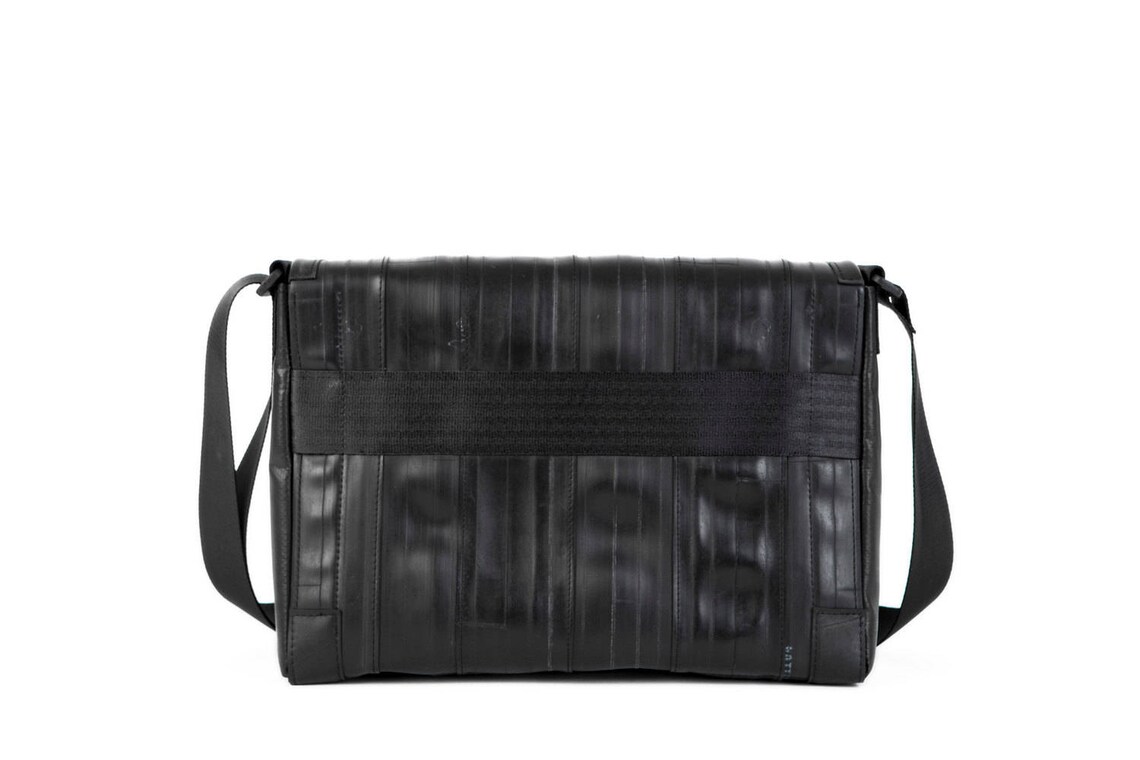 Small Inner Tube Messenger Bag. Vegan Shoulder Bag. Etsy