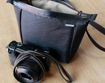 Minimal Mirrorless Camera Bag, Lightweight X-Pac Pouch, Urban Photography Case