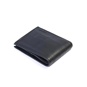 Carteira de bolso para moedas masculina sustentável - Presente exclusivo para entusiastas do ciclismo - Feito à mão com câmara de ar de bicicleta reciclada - Presente para ele - Carteira vegana