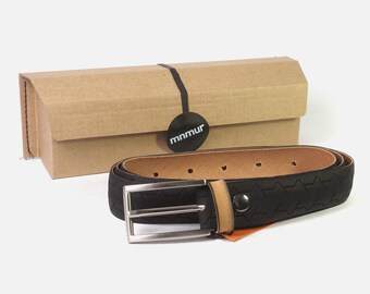 Upcycled Bike Tire Belt: Vegan Eco-Friendly Handmade in Italy