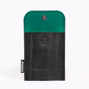 Small wallet made from recycled inner tubes. Handcrafted with care in Italy. image 5