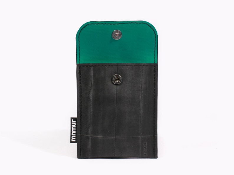 Small wallet made from recycled inner tubes. Handcrafted with care in Italy. image 5
