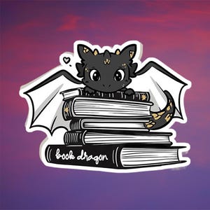 ACOTAR stickers| Dragon sticker| Black and Gold| Bookish sticker| Kindle sticker| laptop sticker| water bottle sticker| Gifts for readers