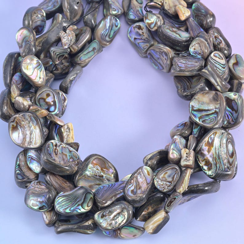 Shells Irregular Abalone Shell Irregular Freeform Beads Jewelry Making 15 Inch Strand - Etsy