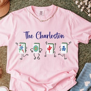 Comfort Colors ®Mahjong Dance Shirt, The Charleston Mahjong Shirt, The Charleston Tshirt.Charleston Mahjong Crewneck, Domino Gift Tee