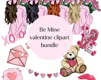 Be Mine Sparkle - Paquete de imágenes prediseñadas para San Valentín