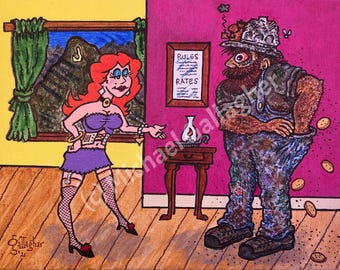 CARTOON ART NO 1 - Payday in Jerome