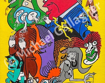SURREAL ART NO 4 - Paint Misbehavin'