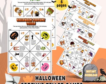 Halloween Fortune Teller Game Kids Activity Party Favor