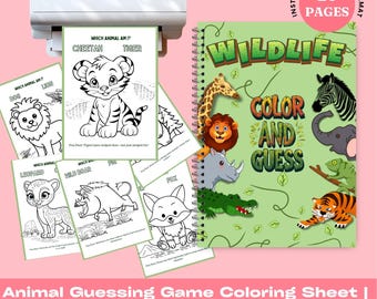 Animal Fun Facts Coloring Book: 20 Printable Pages (PDF)