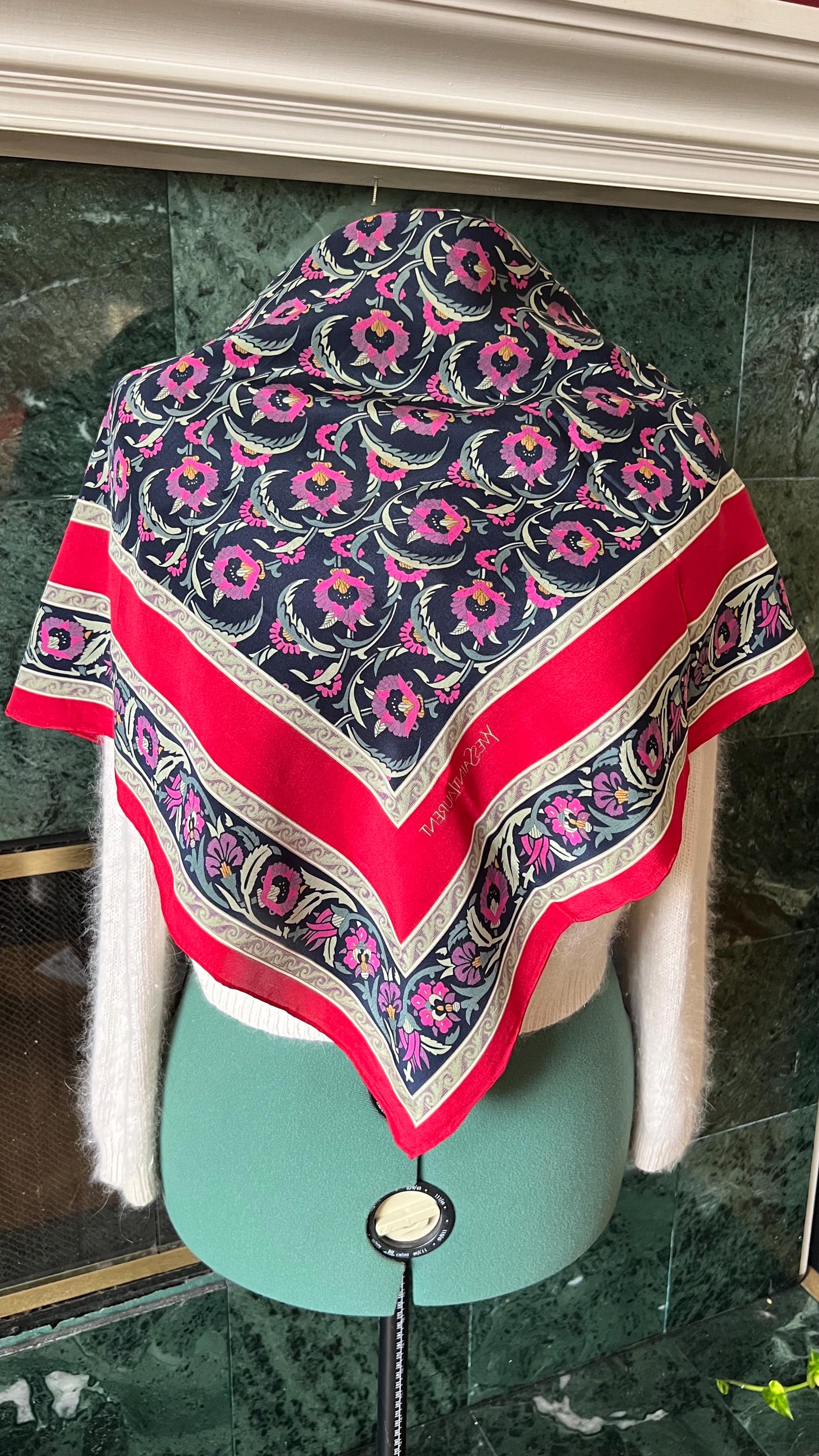 Yves saint laurent scarf - Etsy 日本
