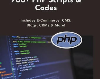 PHP Scripts - 16 GB of files ready to use in your own projects