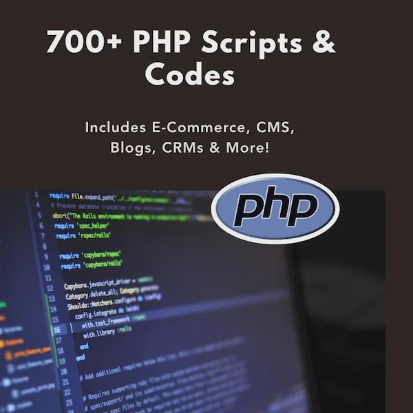 PHP Scripts - 16 GB of files ready to use in your own projects