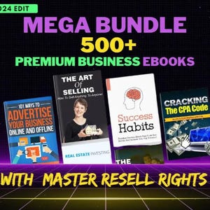 500+ e-böcker för företag Mega Bundle: Master Resell Rights (MRR)
