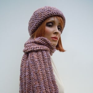 Women Brown Hooded Scarf Winter Beanie Hats Beanies Knitted Crochet Hat Coldproof Warm Beanie With Pom Classic Hooded Scarf | DailySale main image 4