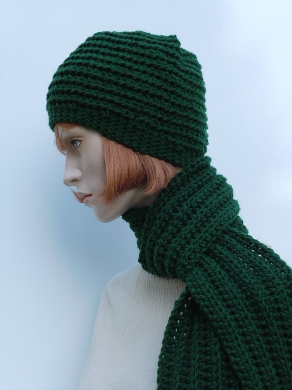 beanie and scarf set womens