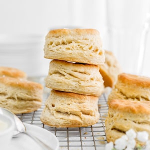 The BEST Flaky Sourdough Biscuits Recipe | Can Be Made With Discard!
