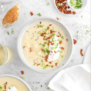 Easy Loaded Baked Potato Soup Recipe | Digital Download
