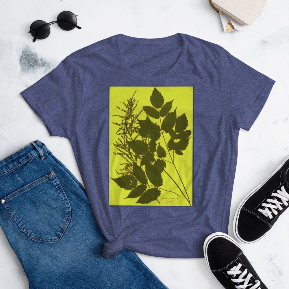 Pressed Flowers Women's T Shirt Flower Shirt Pressed Etsy UK