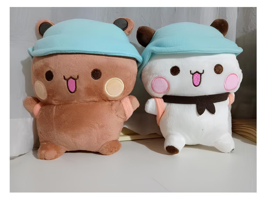 Cartoon Yier Panda Bear Dolls Lovely Bubu Dudu Plush Toy