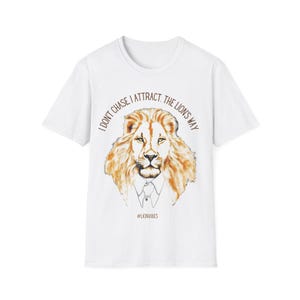 Unisex Softstyle T-Shirt-Leo Zodiac T-Shirt – Bold & Fierce Astrology Tee –Leo Gift for Him or Her – Funny Lion Shirt–Retro Boho Leo Apparel