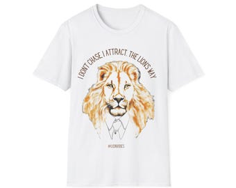 Leo Sternzeichen T-Shirt - Retro Löwe Astrologie T-Shirt