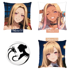 Marin cushion cover - Marin pillowcase - Anime pillow