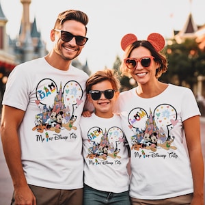 Personalized Family Matching Disney T-Shirt, Custom Disneyand 2025 Trip Shirt, Walt Disney Magic Kingdom Design Tee,Gift For Kids Boys Girls