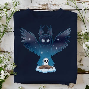 Shirt uil, kindershirt schattige uil, shirt cool uil, dierenvriend cadeau, dierenliefhebber shirts, cadeau uilenliefhebber, kleding vogelliefhebber, ruimteshirt