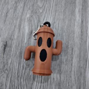 Porta lápiz labial con impresión 3D de Gyroid inspirado en Animal Crossing, lindo contenedor de almacenamiento, regalo para jugadores, accesorios kawaii, llavero inspirado en Nintendo