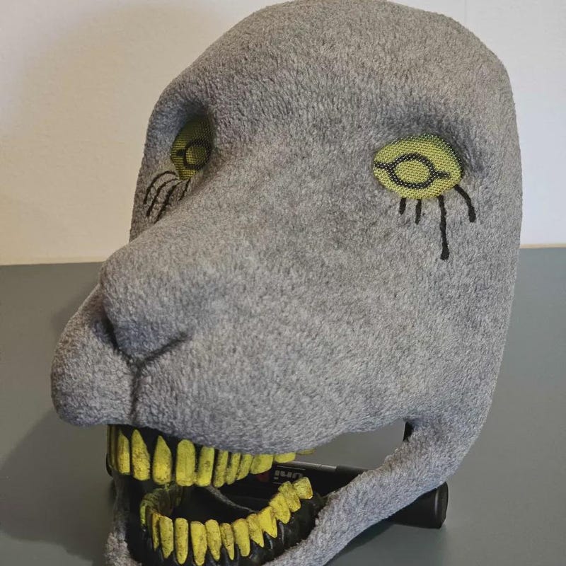 Pumin Rabbit Mask The Pumpkin Rabbit Mask - Etsy