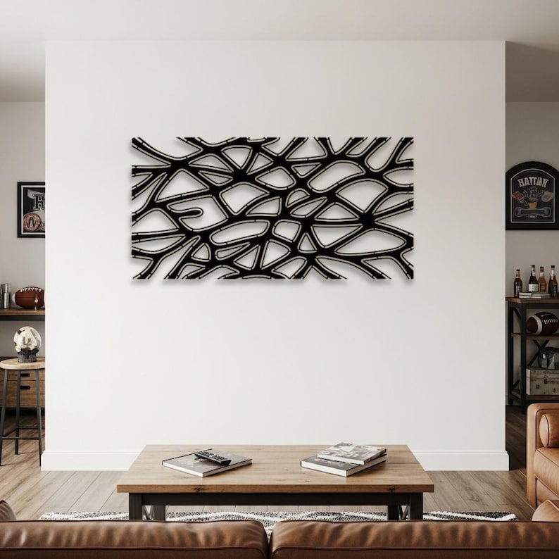Abstract Metal Wall Art–luxury Style Metal Wall Art, Abstract Wall ...