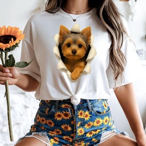 Yorkshire Terrier digitale PNG, cooles Hunde-Shirt, Hundegeschenke, Yorkshire Terrier Hund Clipart Design, Yorkshire Terrier Hundeliebhaber png, Yorkie Mom