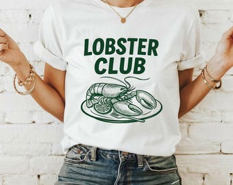 Lobster Club Lobster Png, Summer Vibes, Lobster Shirt png, Crustacean Design, Fisherman Core, Coastal Crab Lobster PNG, Maine Lobster