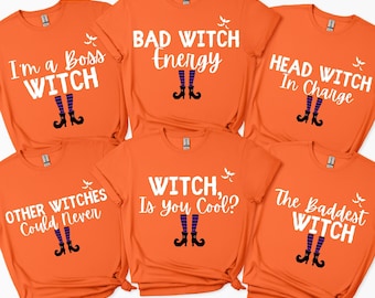 Matching Shirts PNG, Funny Witch Shirts, Bestie Halloween Tee, Halloween Matching, Good Witch Shirt, Girls Trip Shirt, Halloween Party PNG