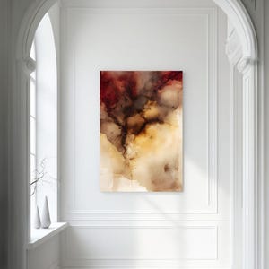 Grounding Vibrations: Spiritual Watercolor Wall Art