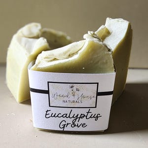 Sapone Eucalyptus Grove: saponetta vegana biologica senza olio di palma fatto a mano