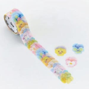 Adesivo de mascaramento de fada amor-perfeito – Fita adesiva japonesa kawaii para diário, cartas e scrapbooking