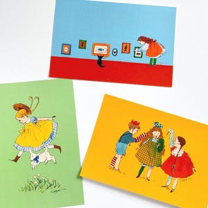 Kurahashi Rei Postkarten Set – “Playful Girls” – Jump / Limitiert 2025 / Gallery – Tokyo Paper Works