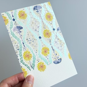 Postkarte – Dandelion & Stars | ROKKAKU × Misuzu Uta