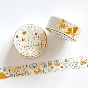 Foil Washi Tape – Letters & Stationery (Shinzi Katoh)