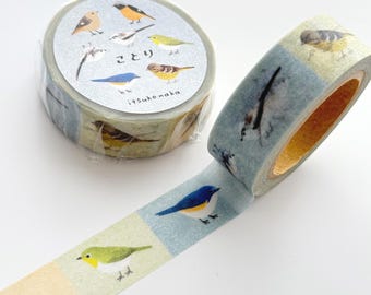Kotori Little Birds Japanese Washi Tape – 15mm × 7m