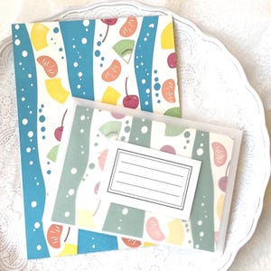 Fruit Punch Letter Writing Set – Japanese Handmade Stationery with Translucent Envelope – Otome Printing