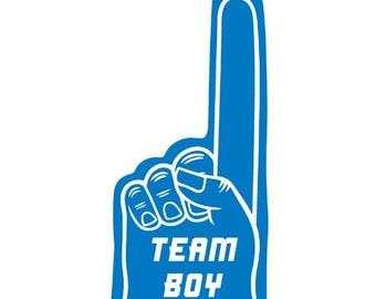 3 - TEAM Boy Foam Fingers