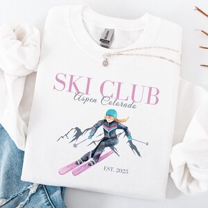 Sweatshirt Vintage Ski Kitzbuhel — Style Rétro Années 80, Cadeau Pour Skieur, Unisex