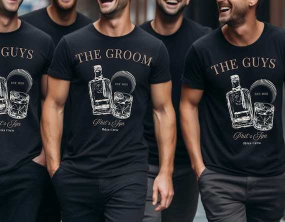 Personalisiertes JGA T-shirt, Groom Shirt Mit Wunschname,Bachelor Party,Geschenk Für Bräutigam,Bräutigam Shirt,JGA Männer,JGA Shirt,Hochzeit
