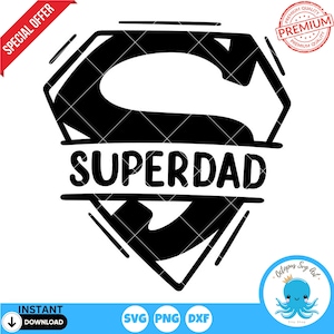 Super Pai SVG | Clipart PNG de Dia dos Pais | Melhor Vetor de Vida de Pai | Arquivo de Corte Cricut e Silhouette | Sublimação | POD | Impressão sob Demanda