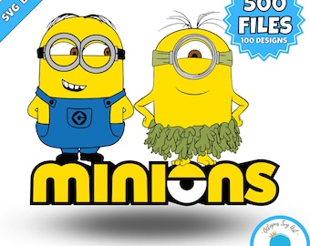 Minions SVG Bundle: Despicable Me Cut Files (Digital Download)