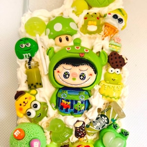 POP MART Labubu Kawaii Decoden Junk Case / Custom Handgemaakt voor alle telefoonmodellen
